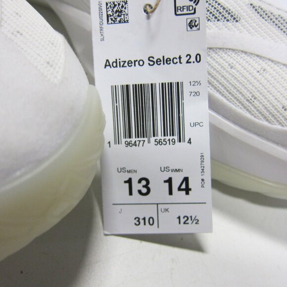 Adidas Adizero Select 2.0 Men's 13 White/Black Athleic Shoes-NWT - Picture 8 of 10